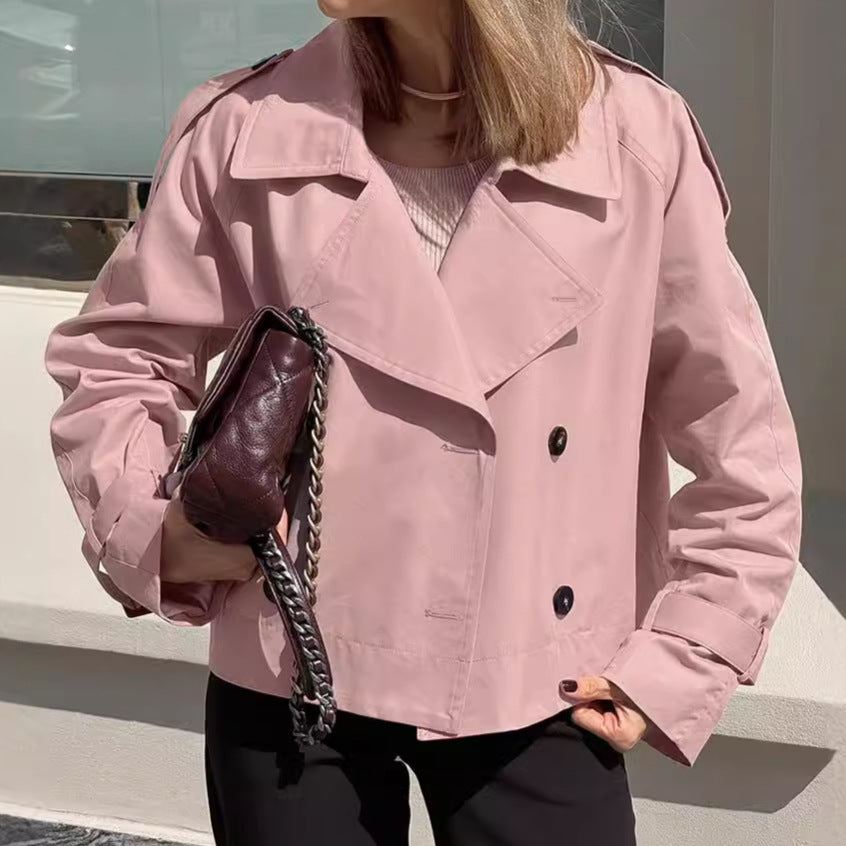Retro Double-Breasted Coat