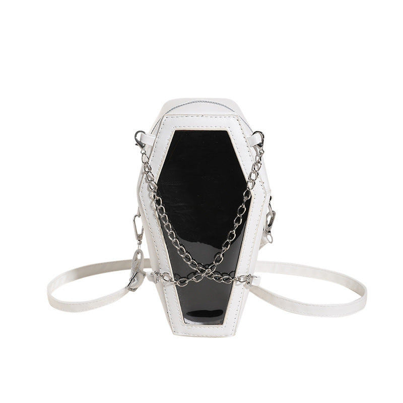 European And American Style PVC Mirror With Chain Shoulder Bag