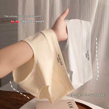 Printed Cotton Mid Waist Underwear Cotton Crotch - Chic Angle