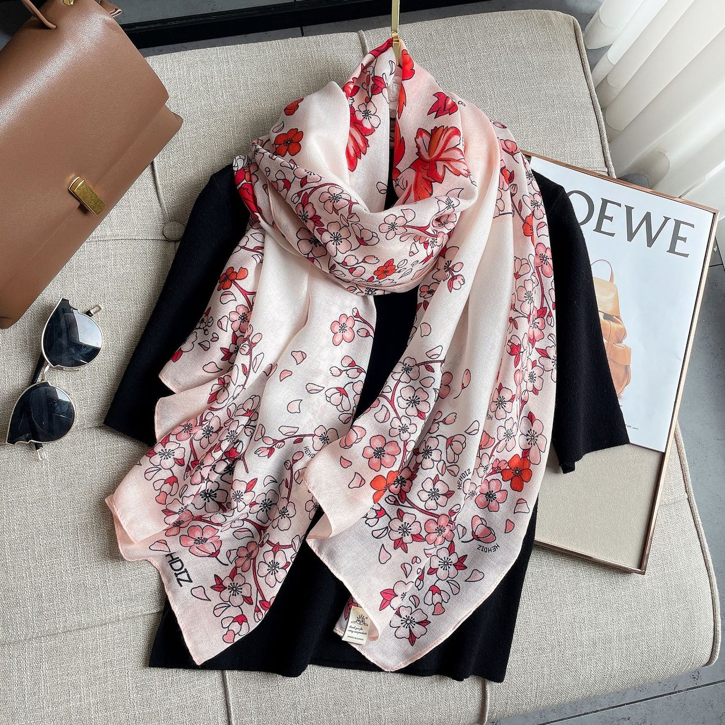 Scarf Women's Travel Vacation Sun Protection Shawl Winter Warm Scarf Women