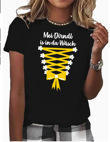 3D Digital Printed Casual Round Neck Short Sleeved Shirt