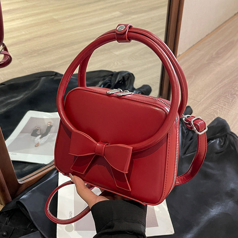 Women's Fashion Bowknot Crossbody Shoulder Bag