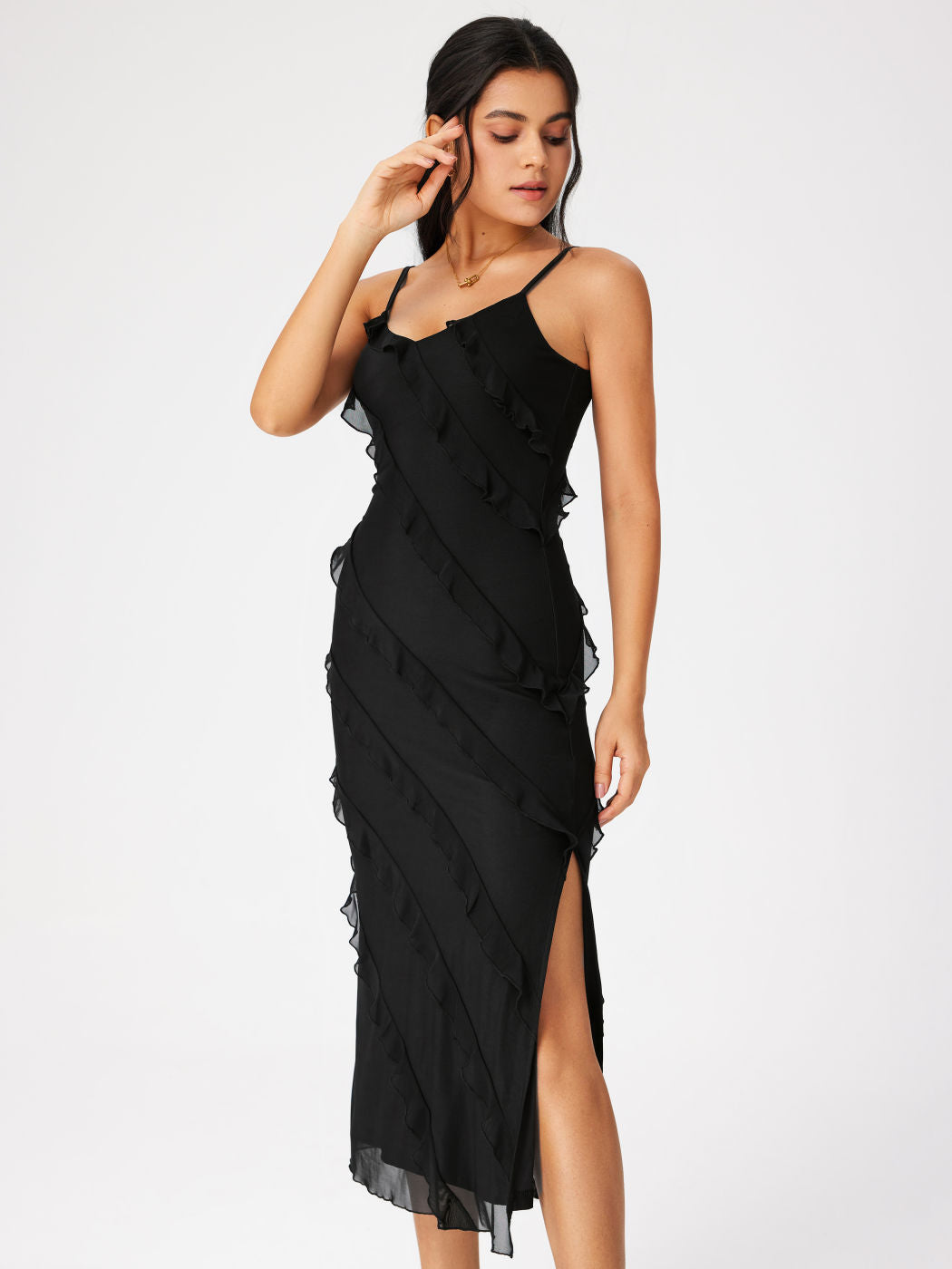 Split Camisole Dress