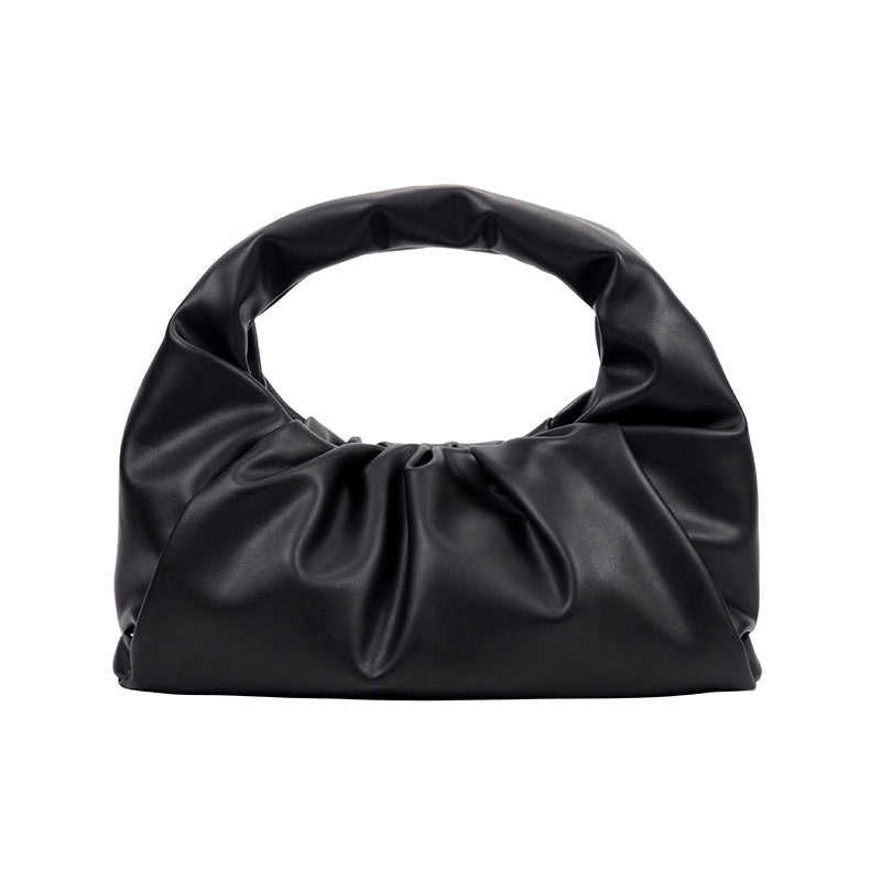 Women's Leather Bag Single Shoulder Underarm Cloud Bag