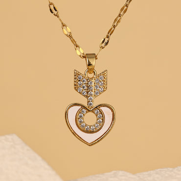 New Jewelry Love Arrow Necklace Pendant Accessories Collar Necklace Light Luxury Versatile