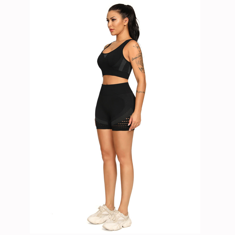Bra shorts yoga sports suit
