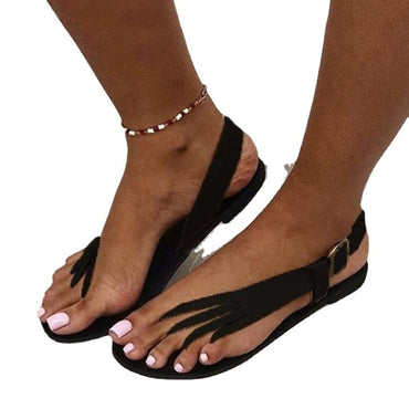 Ladies Flip-flop Flat Side Empty Fashion Sandals
