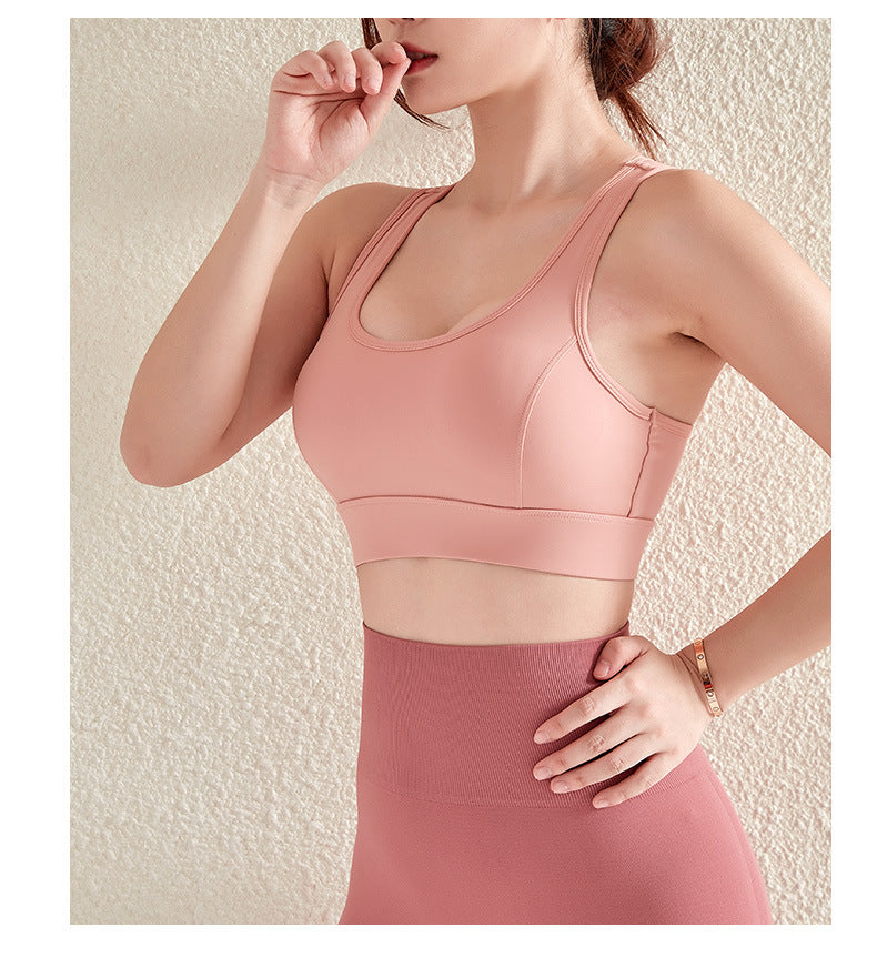 Adjustable beauty back sports bra