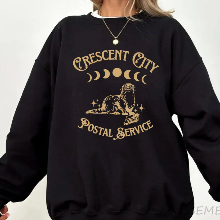 Crescent City Postal Service Cute Otter Sweatshirt