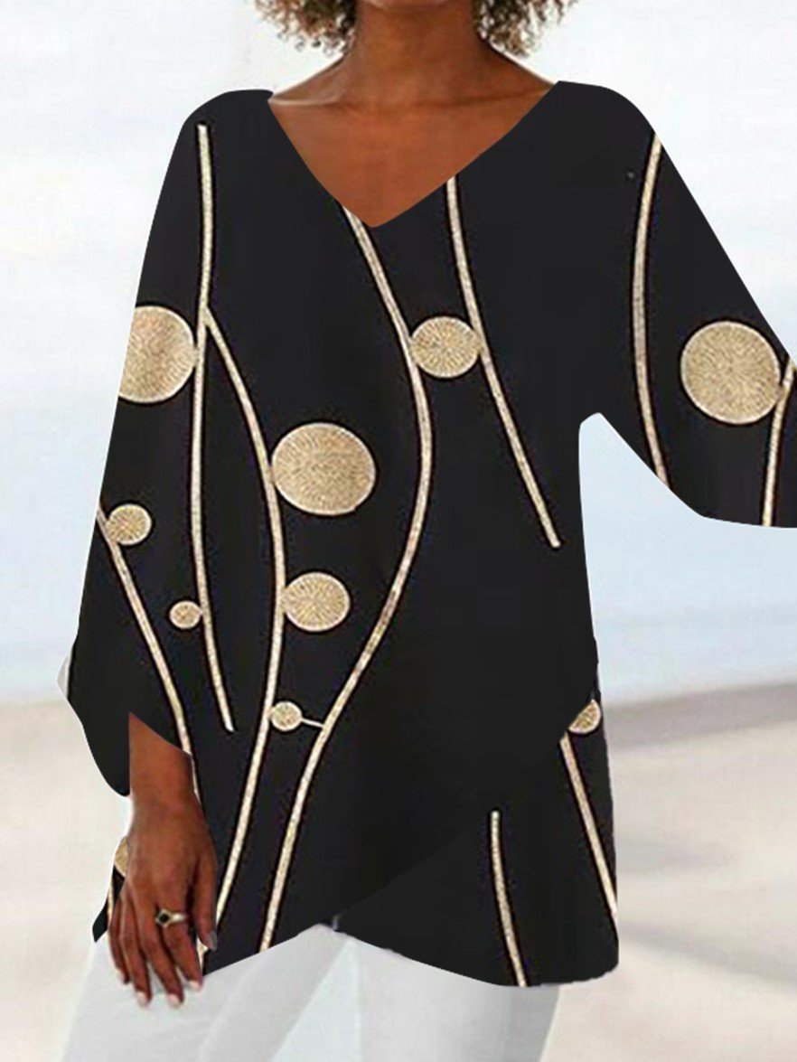 Fashionable New Loose Large Size Blouse Lady