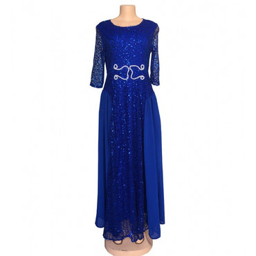 Woman Dresses Lace Navy Blue Red