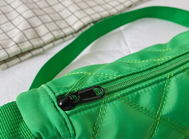 Women's Personality Trendy Rhombus Dumpling Messenger Bag