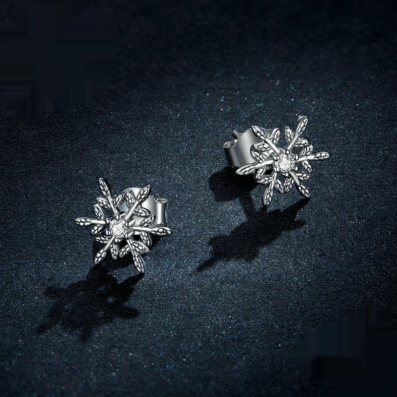 Aifule Irregular Round Earrings S925 Inlaid Customer Designed