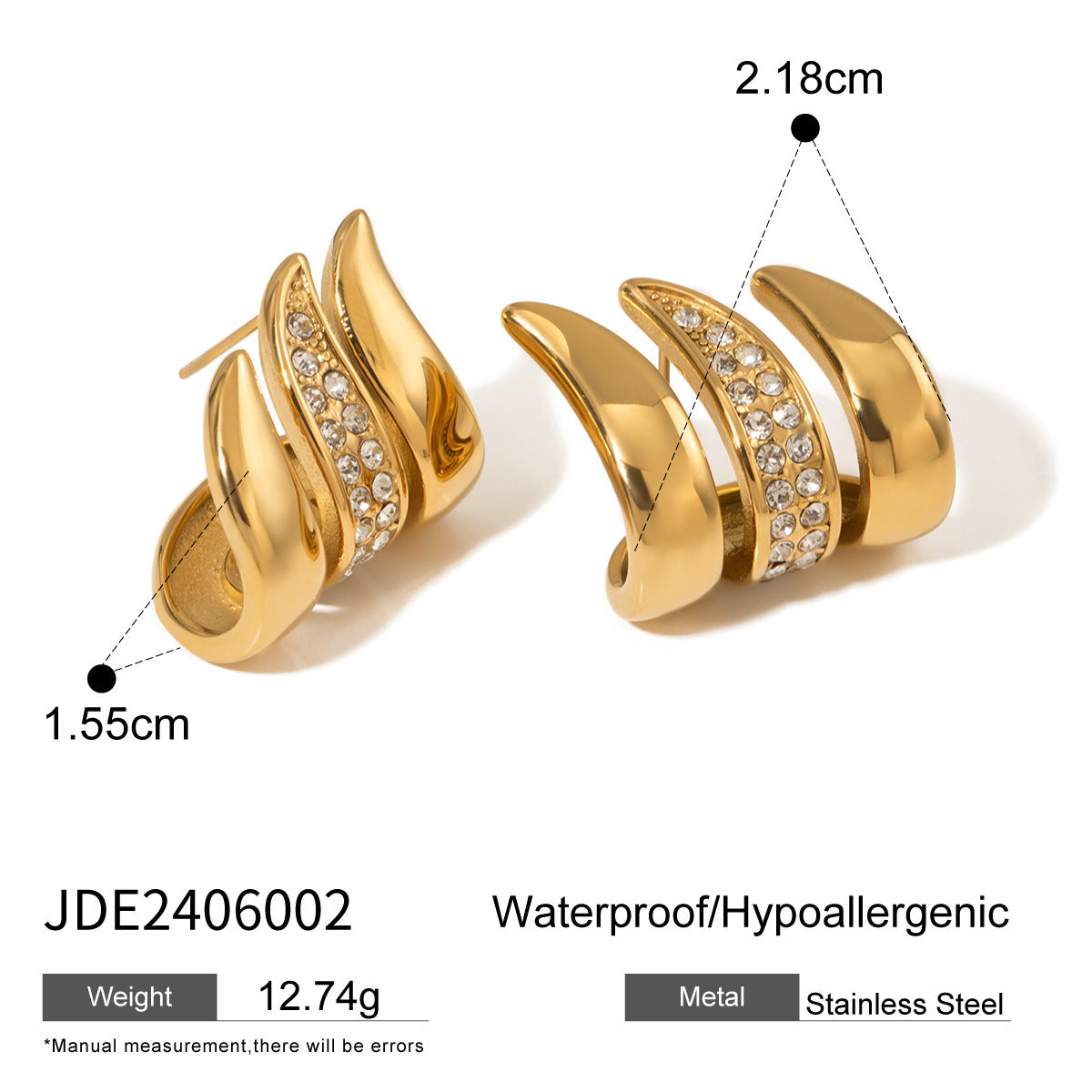Charmaine Gold Earrings
