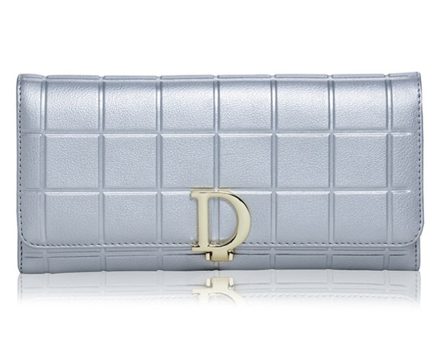 Brand Plaid Coin Purse High Quality Female Long Clutch
