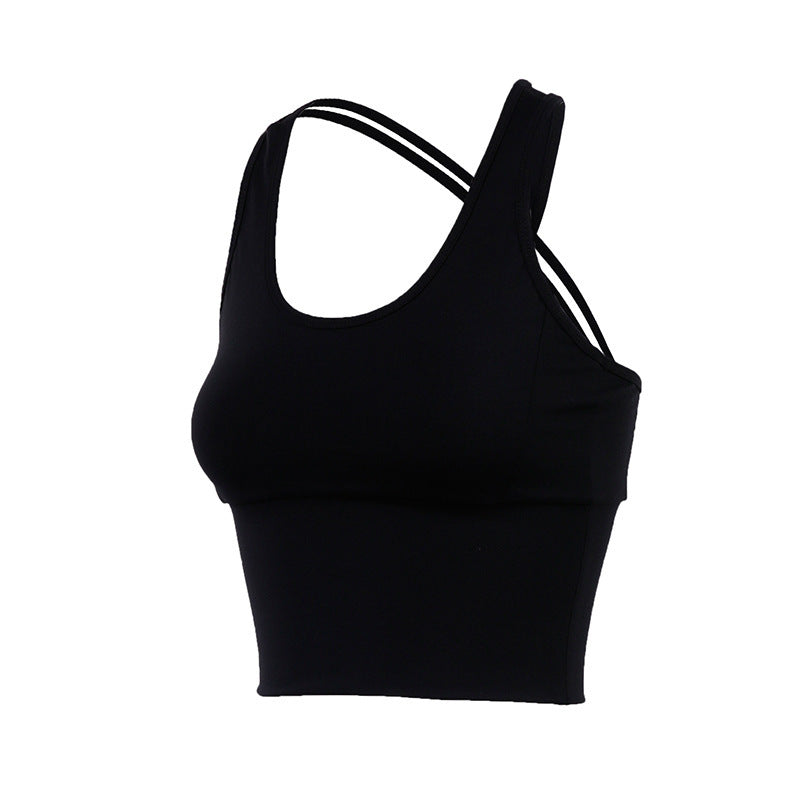 Sexy cross back sports bra