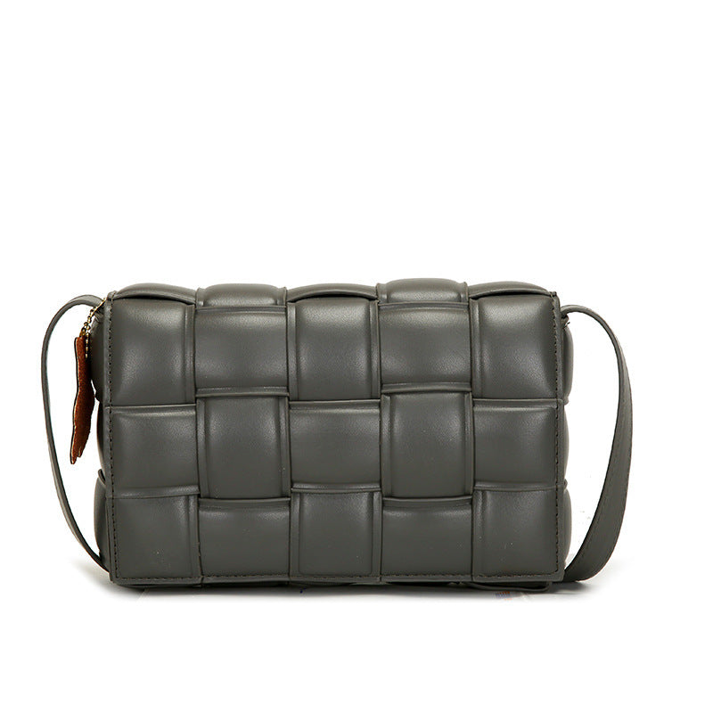 Bag Autumn Winter New Women's Bag Ins Woven Single Shoulder Bag