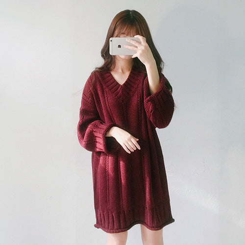 Sweater dress,