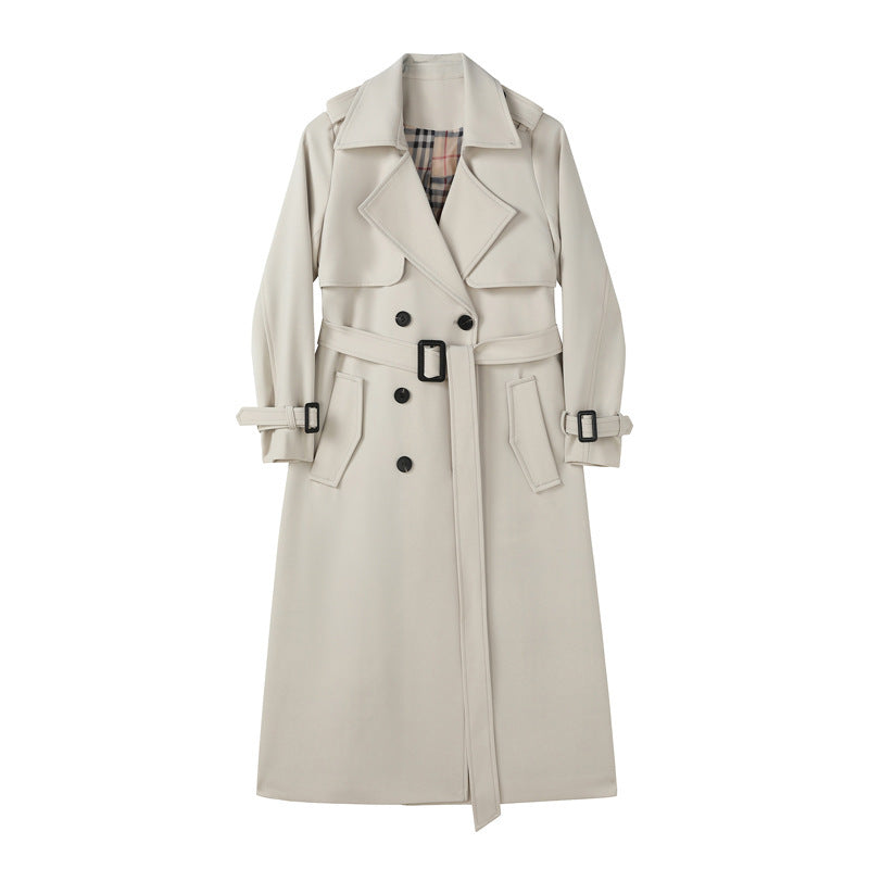 Fashion Mid-length Trench Coat Women's Clothing