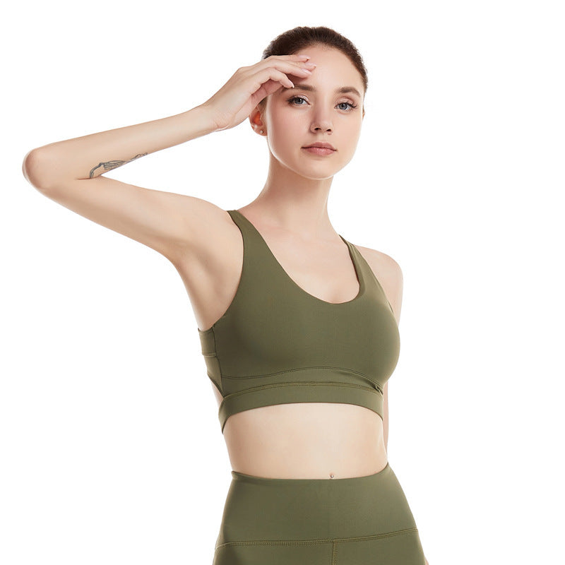 Beauty back shockproof sports bra