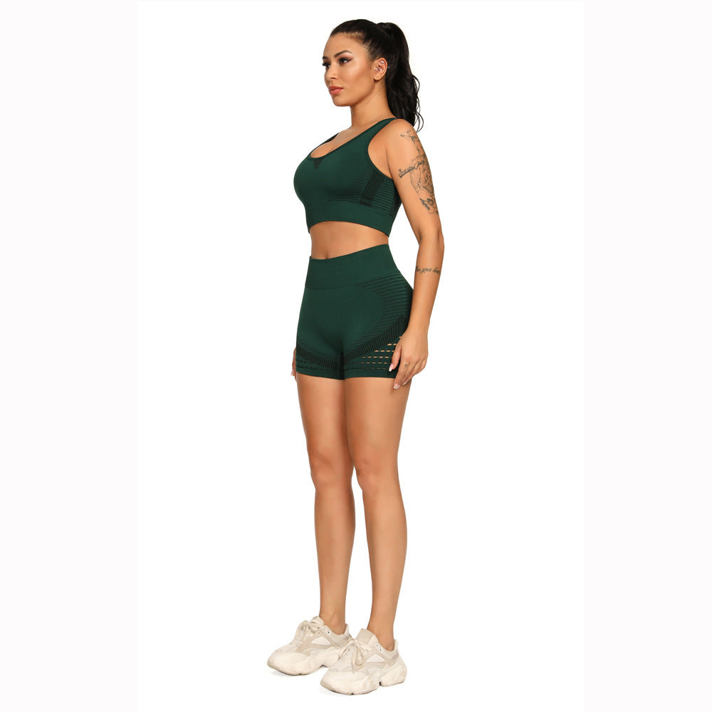 Bra shorts yoga sports suit