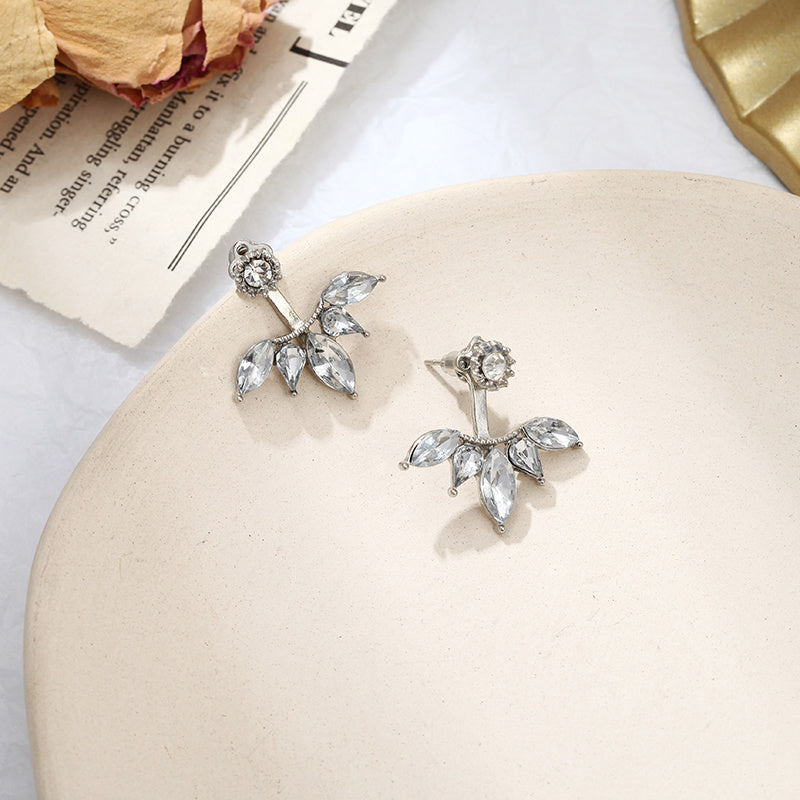 Fashion Jewelry Cute Cherry Blossoms Flower Stud Earrings For Women Cute Jewelry Several Peach Blossoms Earrings