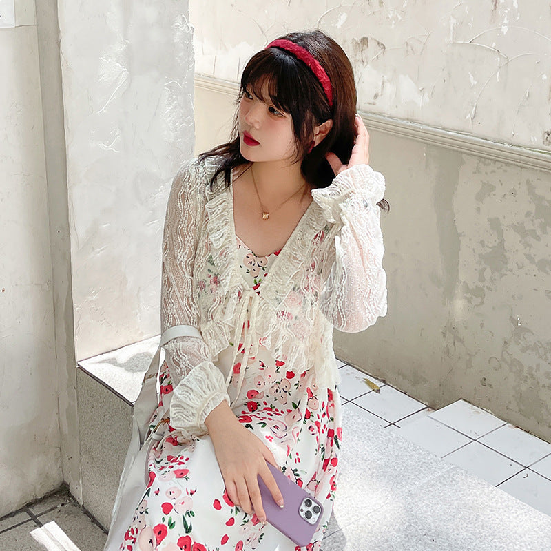 Temperament Knee-length Floral Dresses