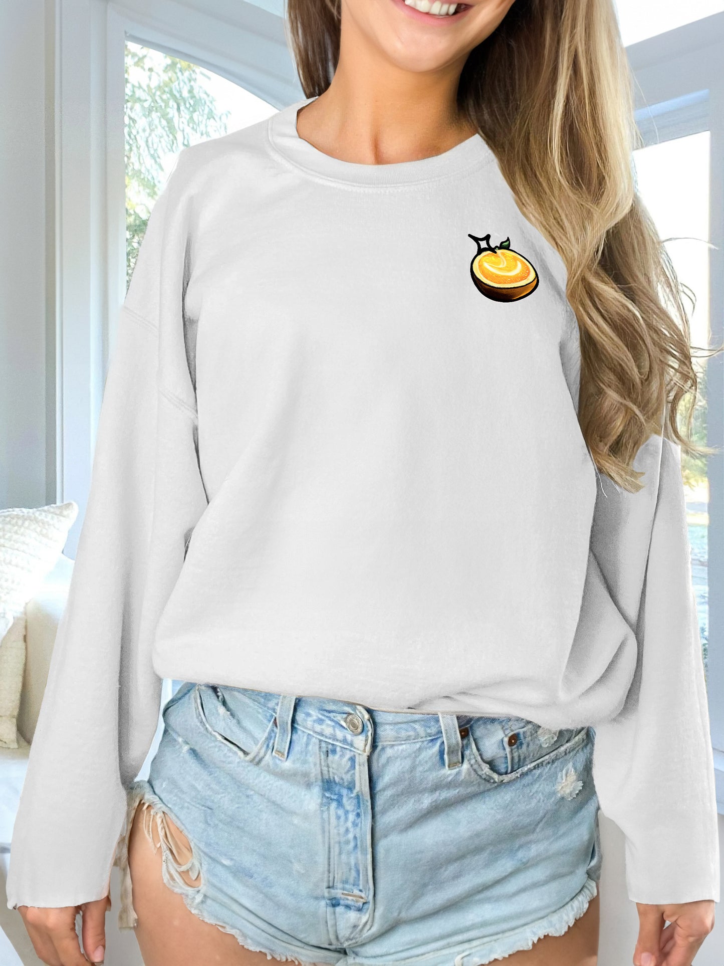 Women's Long Sleeved Printed Hoodie
