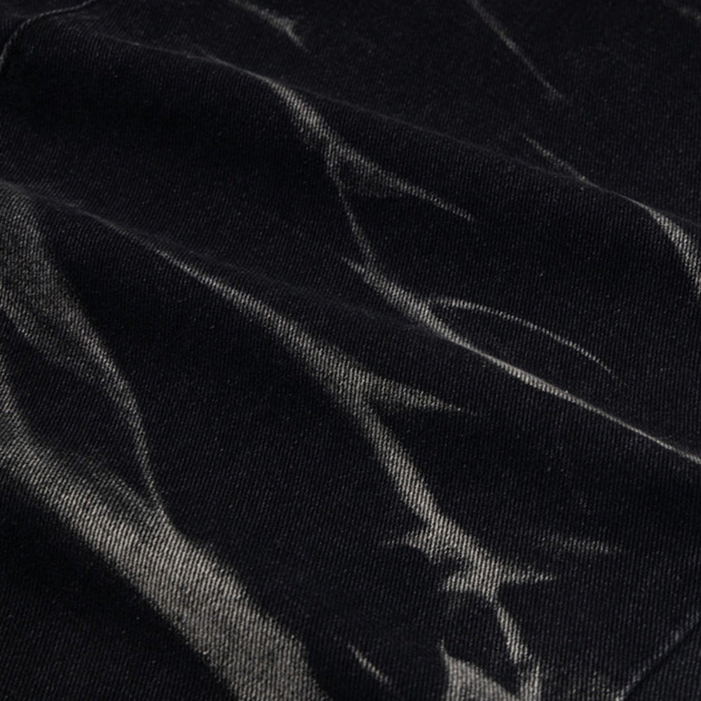 Men's And Women's Punk Hip Hop Casual Wide-leg Straight Pants