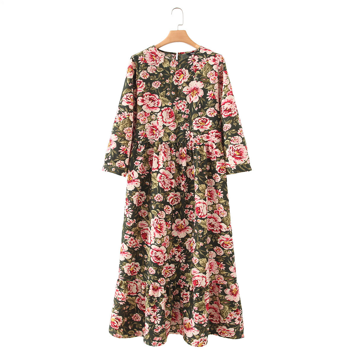 new polka dot print maxi dress