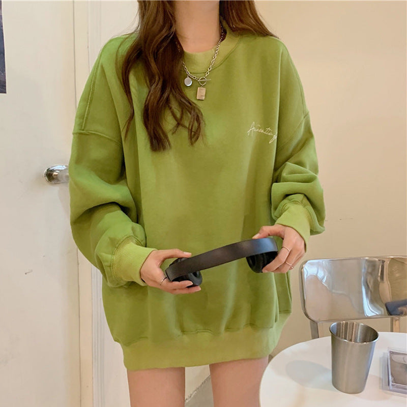 Loose Korean Style Autumn And Winter Leisure Top