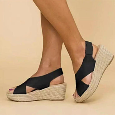 Wedge Heel Platform Sandals