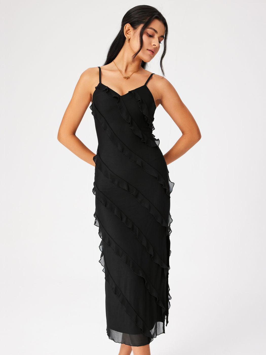 Split Camisole Dress