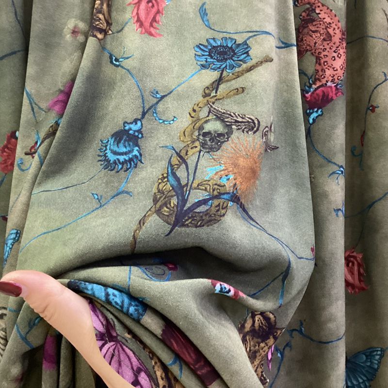 Spring And Summer New Draping Silky All-match High Waist Skirt