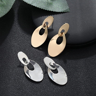 Hollow Double Hoop Earrings