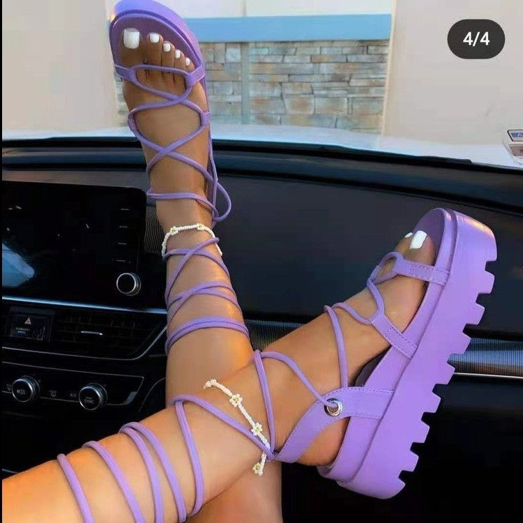 Women's Fashion Platform Strappy Sandals