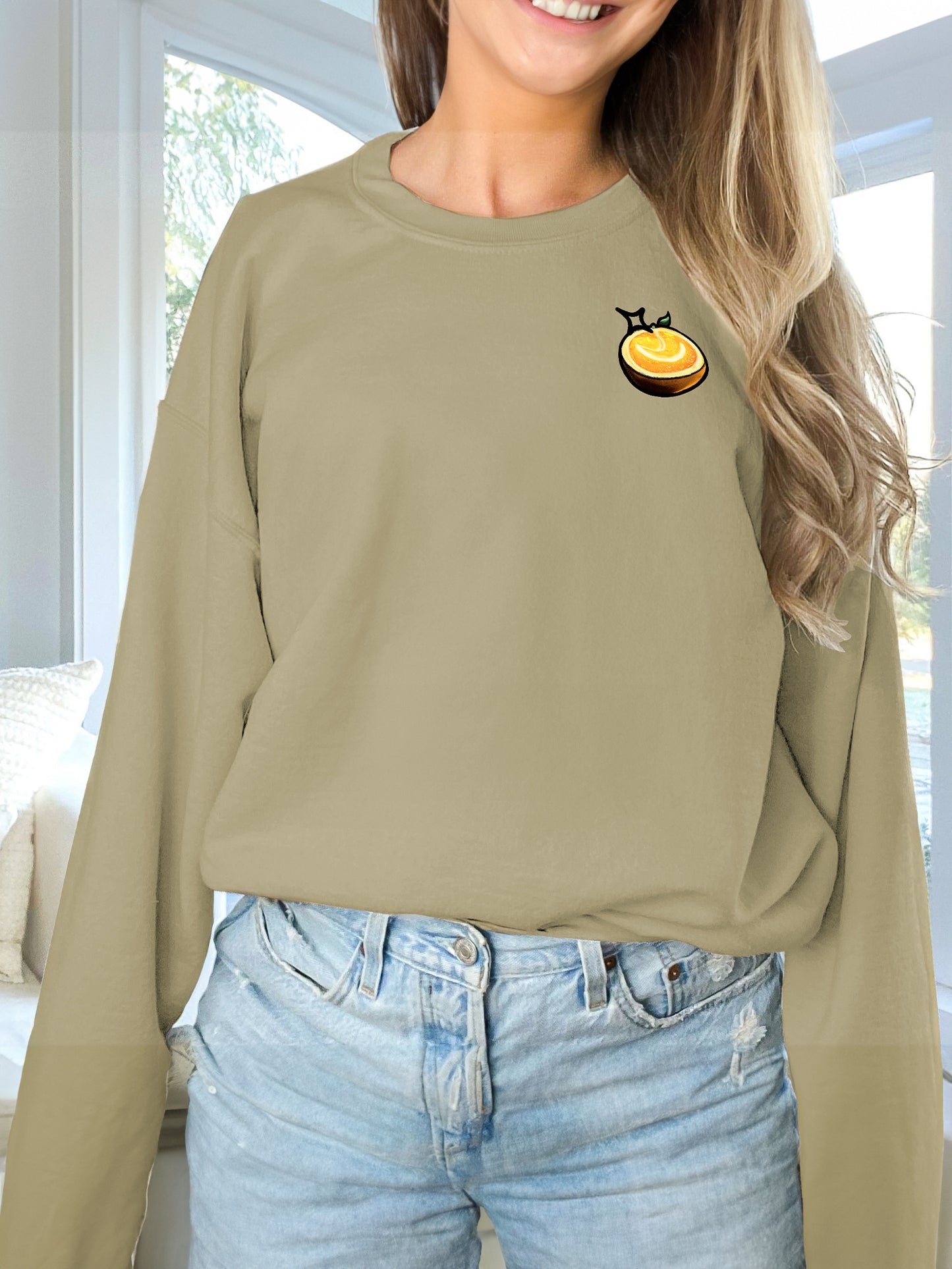 Women's Long Sleeved Printed Hoodie