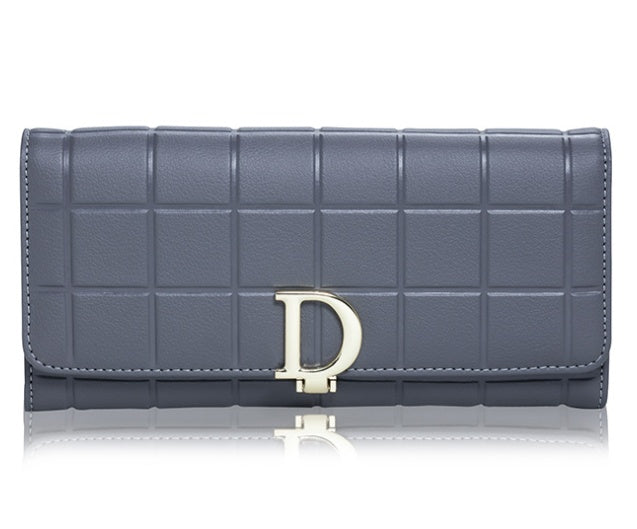 Brand Plaid Coin Purse High Quality Female Long Clutch