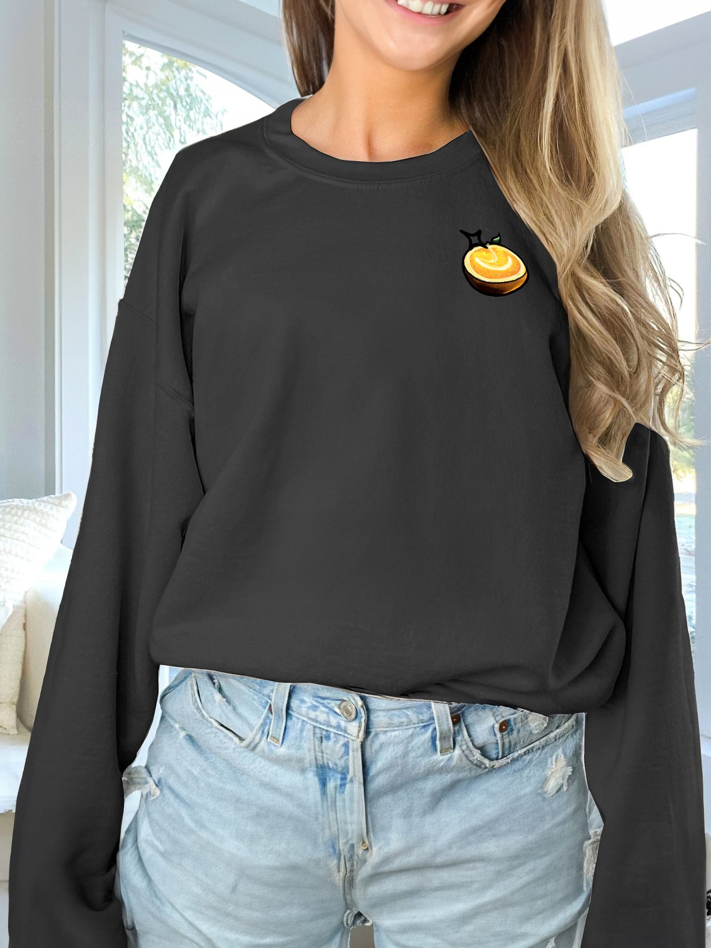 Women's Long Sleeved Printed Hoodie
