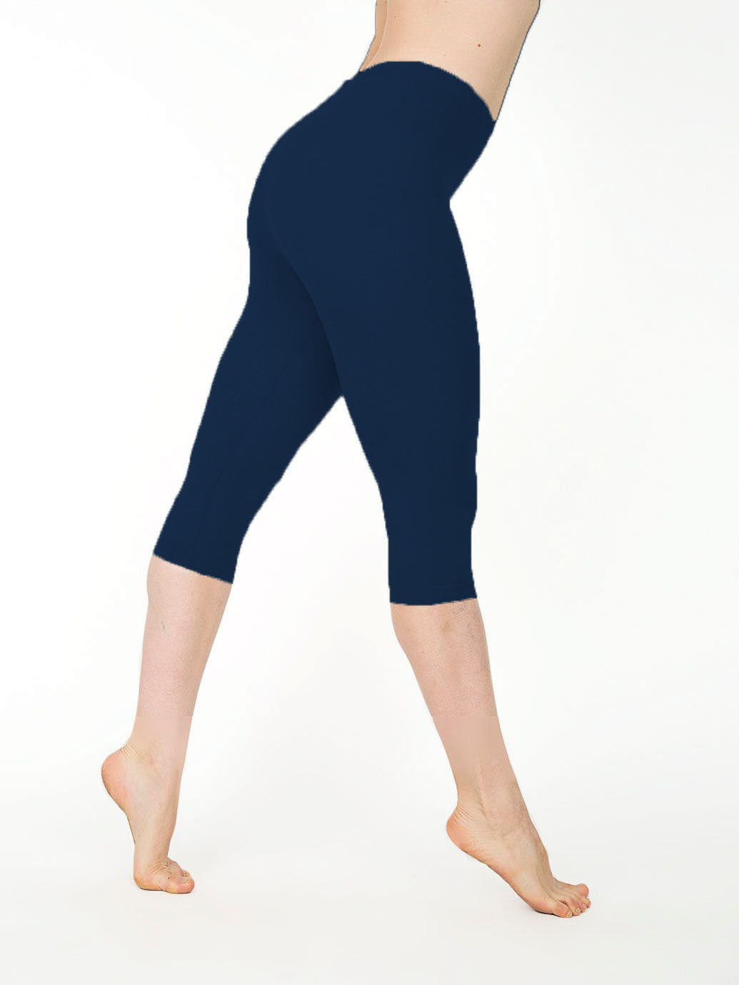 Large size solid color low-rise bottoming pants
