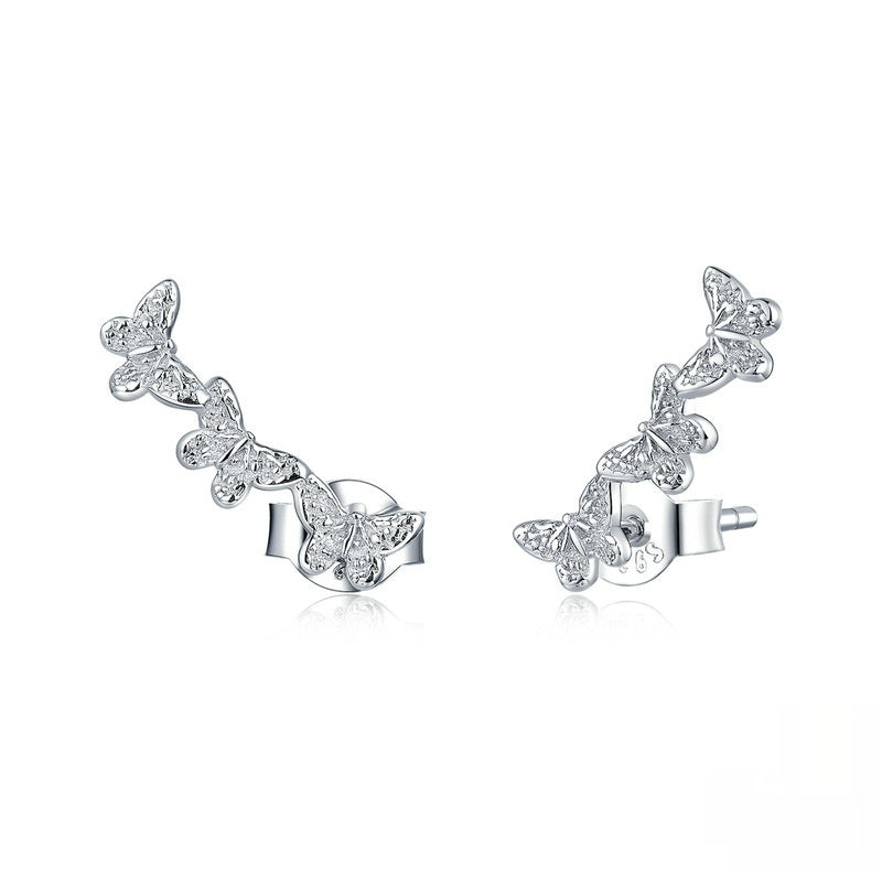 Aifule Irregular Round Earrings S925 Inlaid Customer Designed