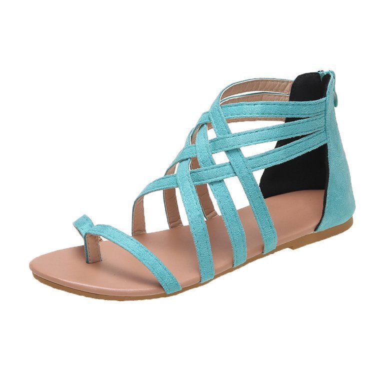 Flip-flops Flat Cross Straps European And American Roman Sandals