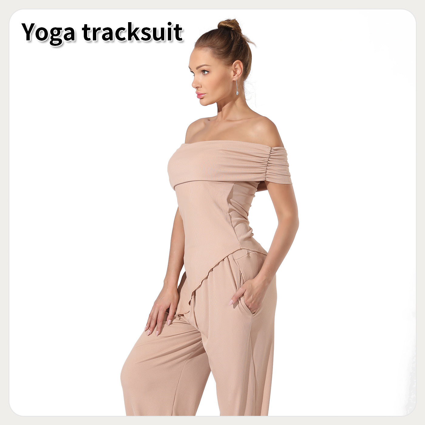 Women's Solid Color Off Shoulder Jumpsuits - Chic Angle