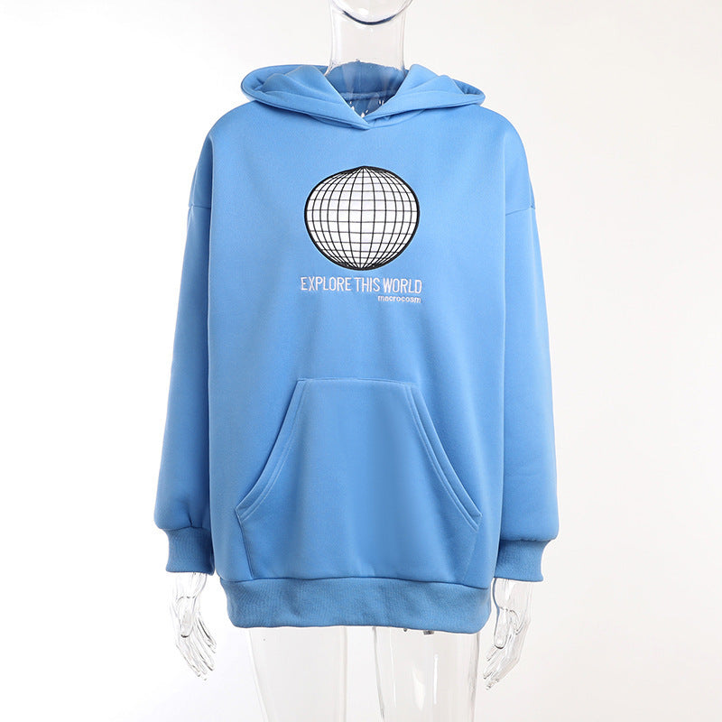 Autumn And Winter Fashionable Loose All-match Top