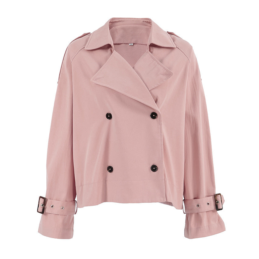 Retro Double-Breasted Coat