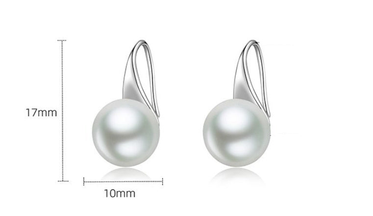 Women's Stylish Water Drop Pearl Earrings