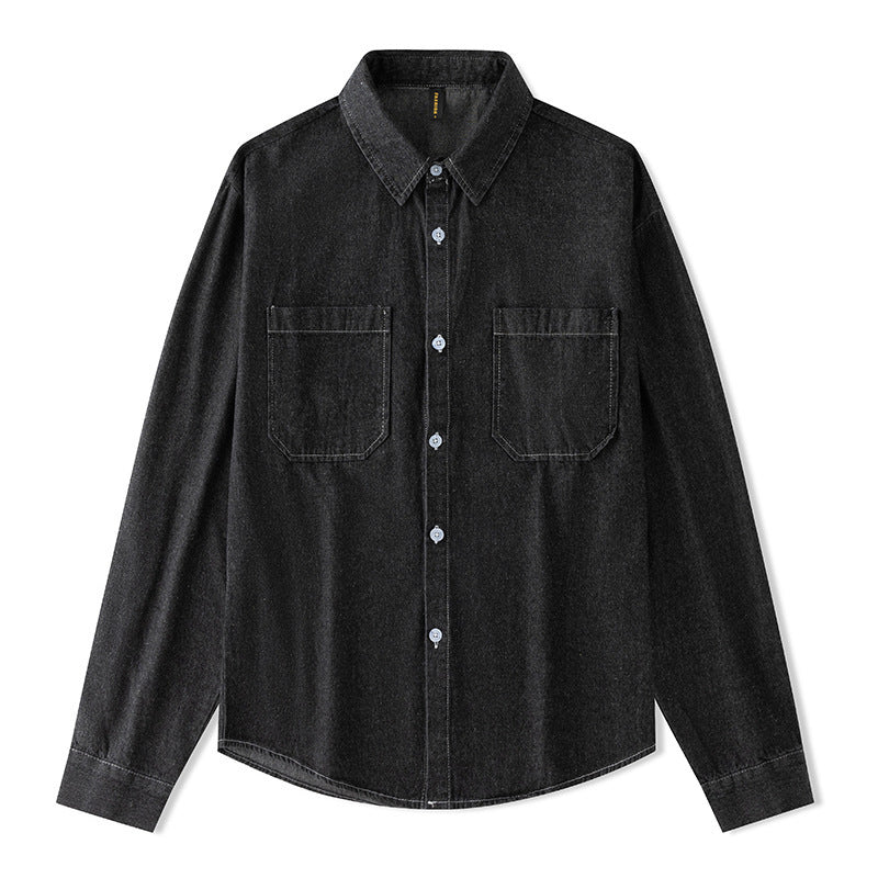 Women's Long Sleeve Denim Shirt All-matching Shirt