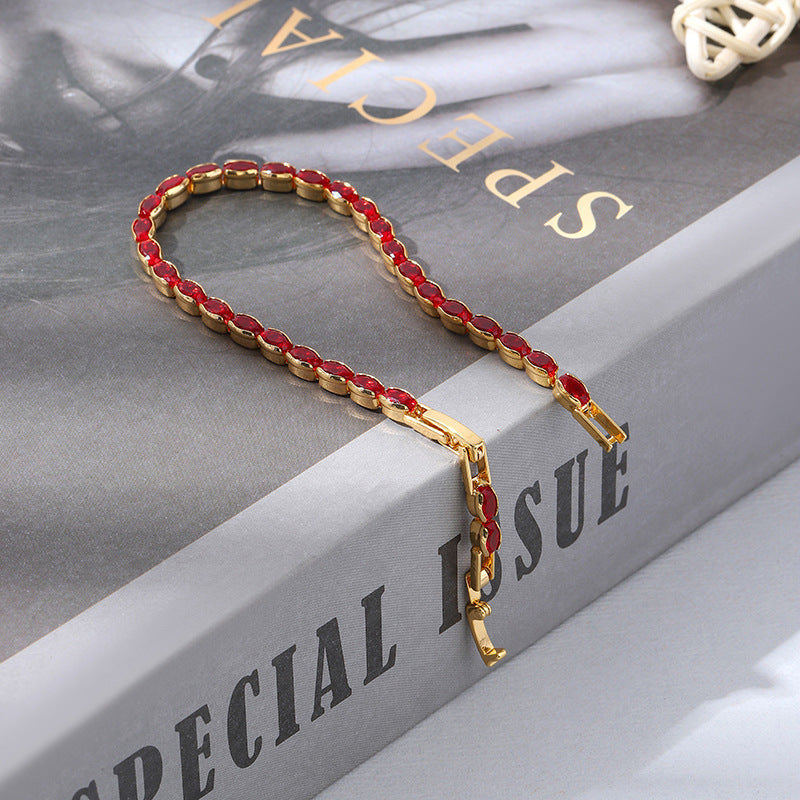 Special-interest Design High-grade Bracelet Full Diamond Light Luxury