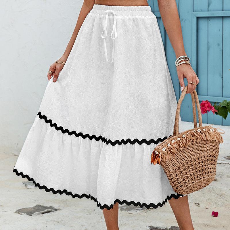 Women's Fashionable Simple Loose Temperament Skirt - Chic Angle