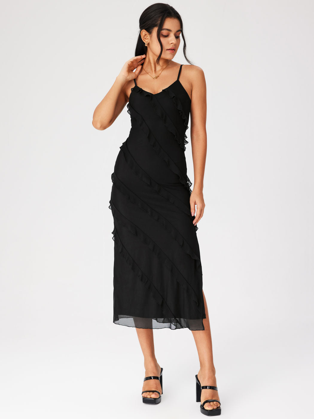 Split Camisole Dress